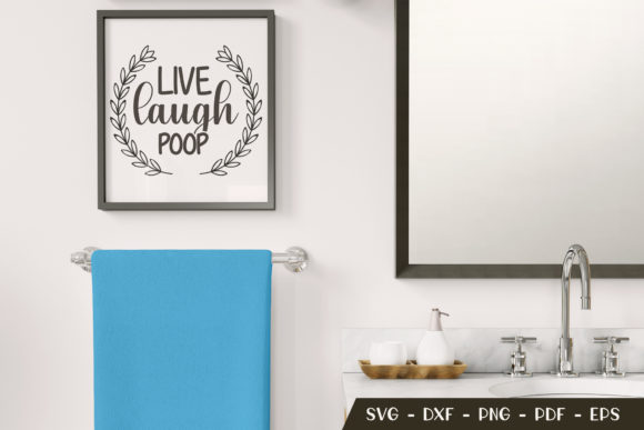 Review: Live Laugh Poop SVG for Embroidery Projects