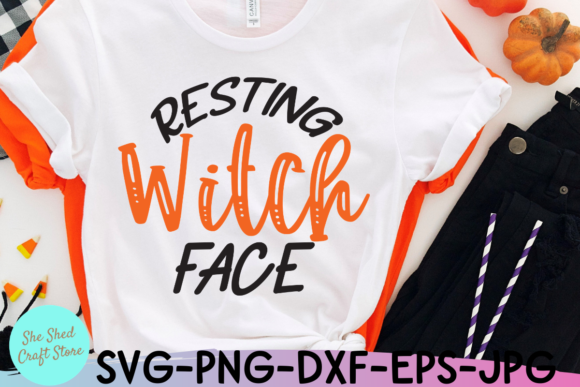 Review: Resting Witch Face SVG for Halloween Embroidery